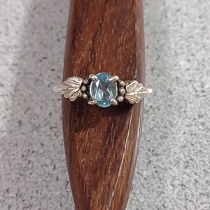 Firm Final Price!*Blue Topaz Sterling Ring(6)